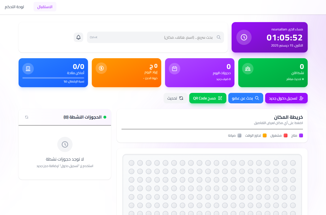 لوحة التحكم